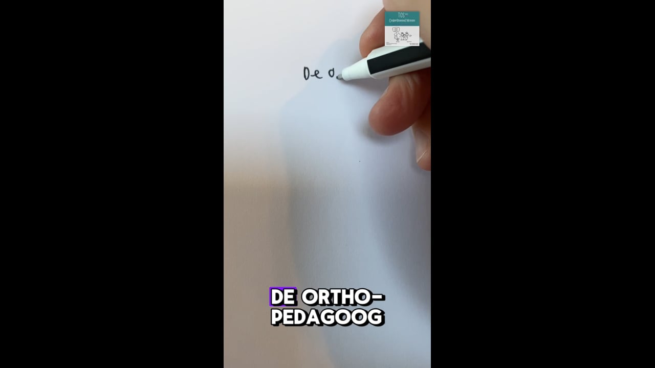 Orthopedagoog (de)