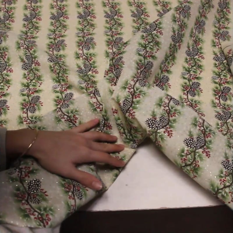 Vidéo: Toile imprimée Noël - Pommes de pin & gui