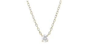 .20 Carat Lab-Grown Diamond Solitaire Necklace in 14kt Yellow Gold