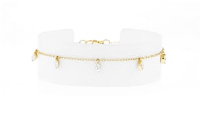.25 ct. t.w. Marquise Lab-Grown Diamond Station Bracelet in 14kt Yellow Gold
