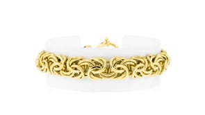 18kt Yellow Gold Byzantine Bracelet