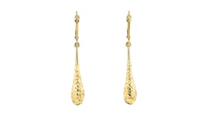 10kt Yellow Gold Teardrop Earrings