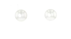 9-9.5mm Multicolored Cultured Pearl Jewelry Set: Necklace and Stud Earrings with Sterling Silver