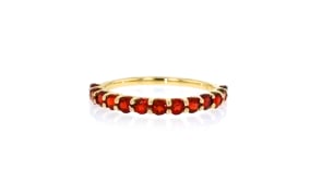 1.00 ct. t.w. Garnet Ring in 14kt Yellow Gold