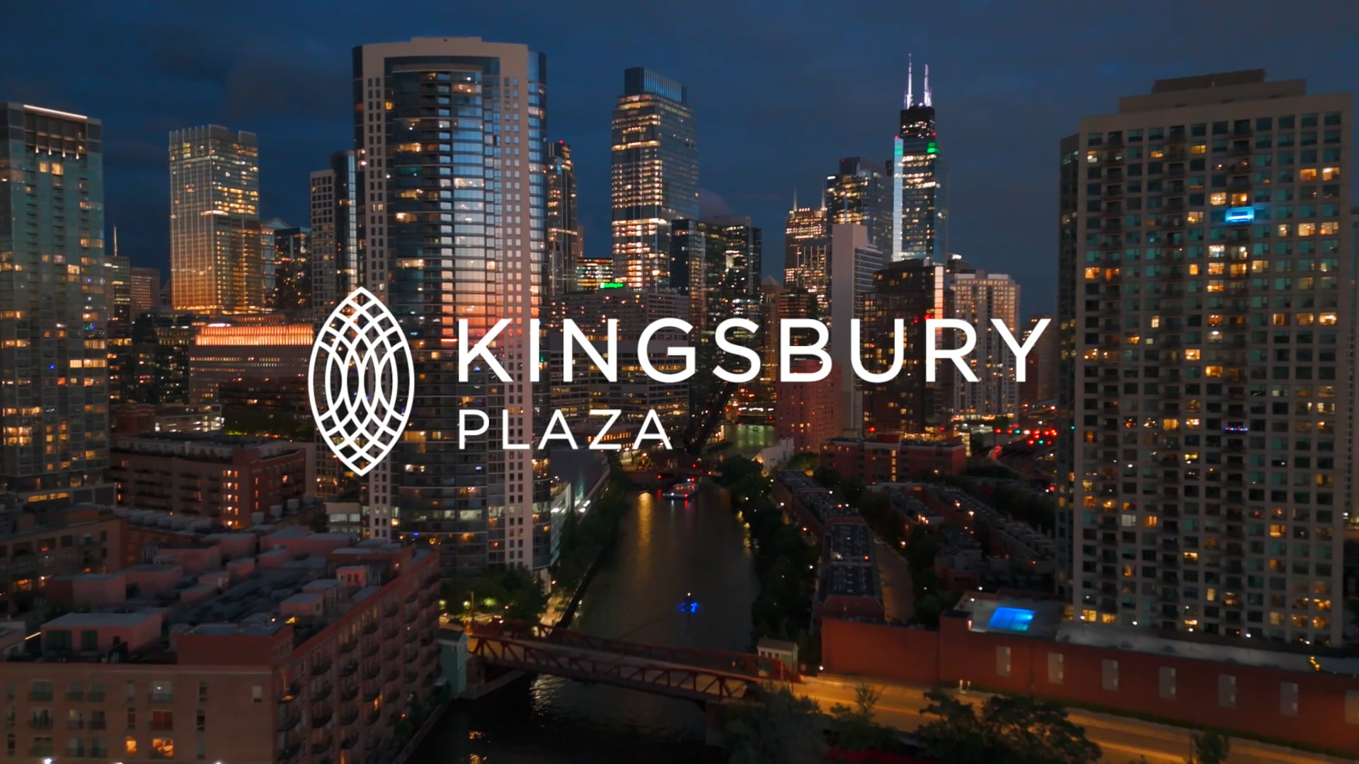 Kingsbury Plaza Sunset Drone Video