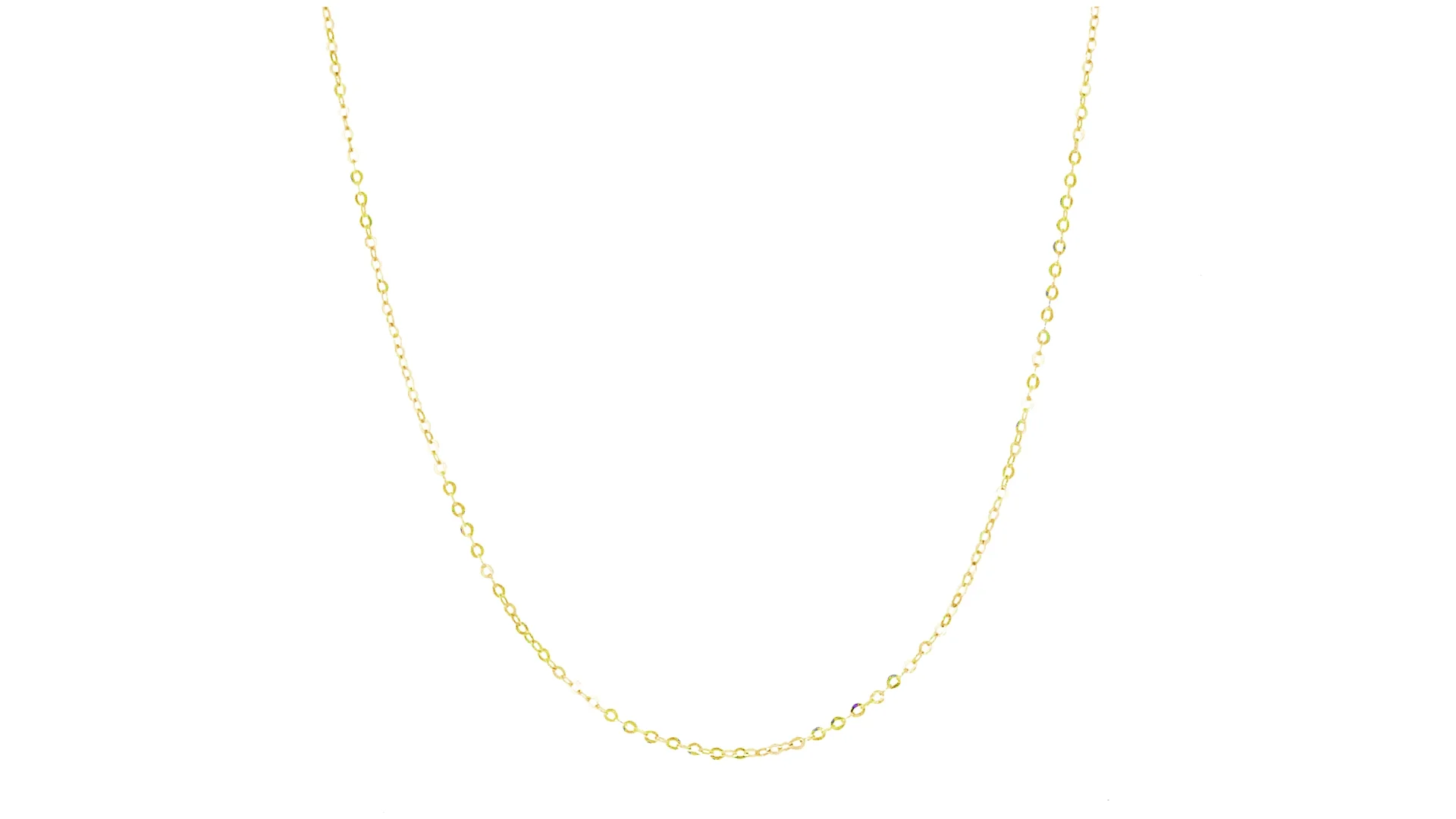 Italian 1mm 10kt Yellow Gold Cable-Chain Necklace | Ross Simons