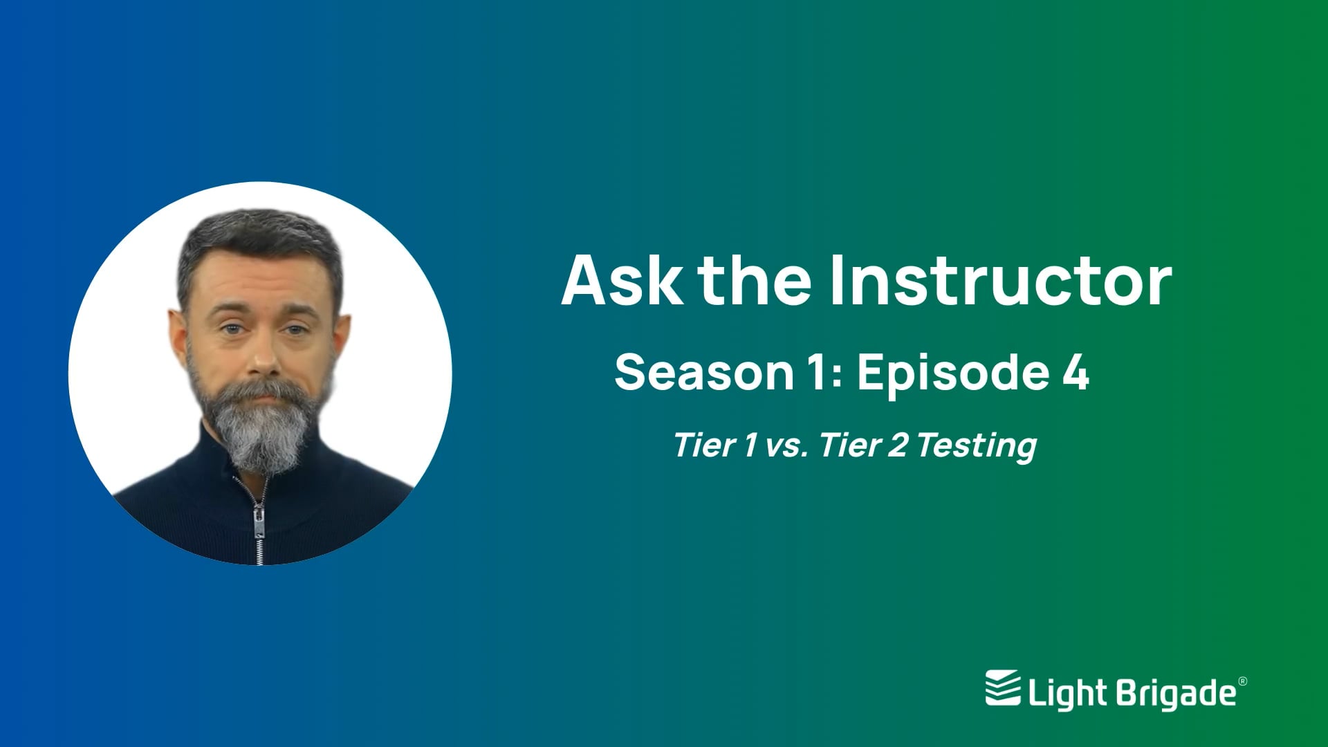 Ask the Instructor Season 1: Episode 4