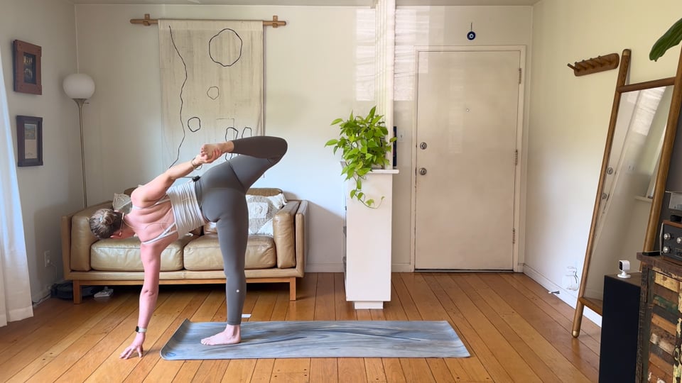 Morning Boost, a 20-minute morning yoga class with Haley Havelock