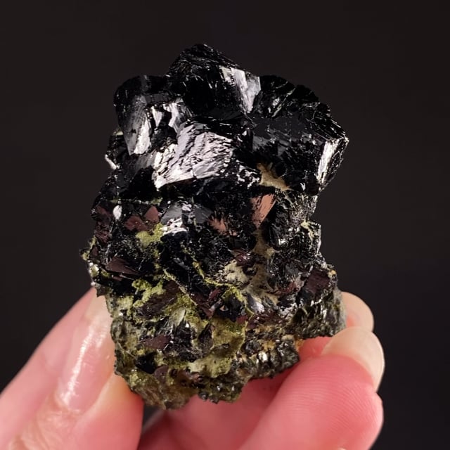 Epidote (attractive crystals)