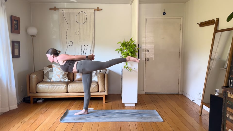 Midday Refresh, a 20-minute short yoga class with Haley Havelock