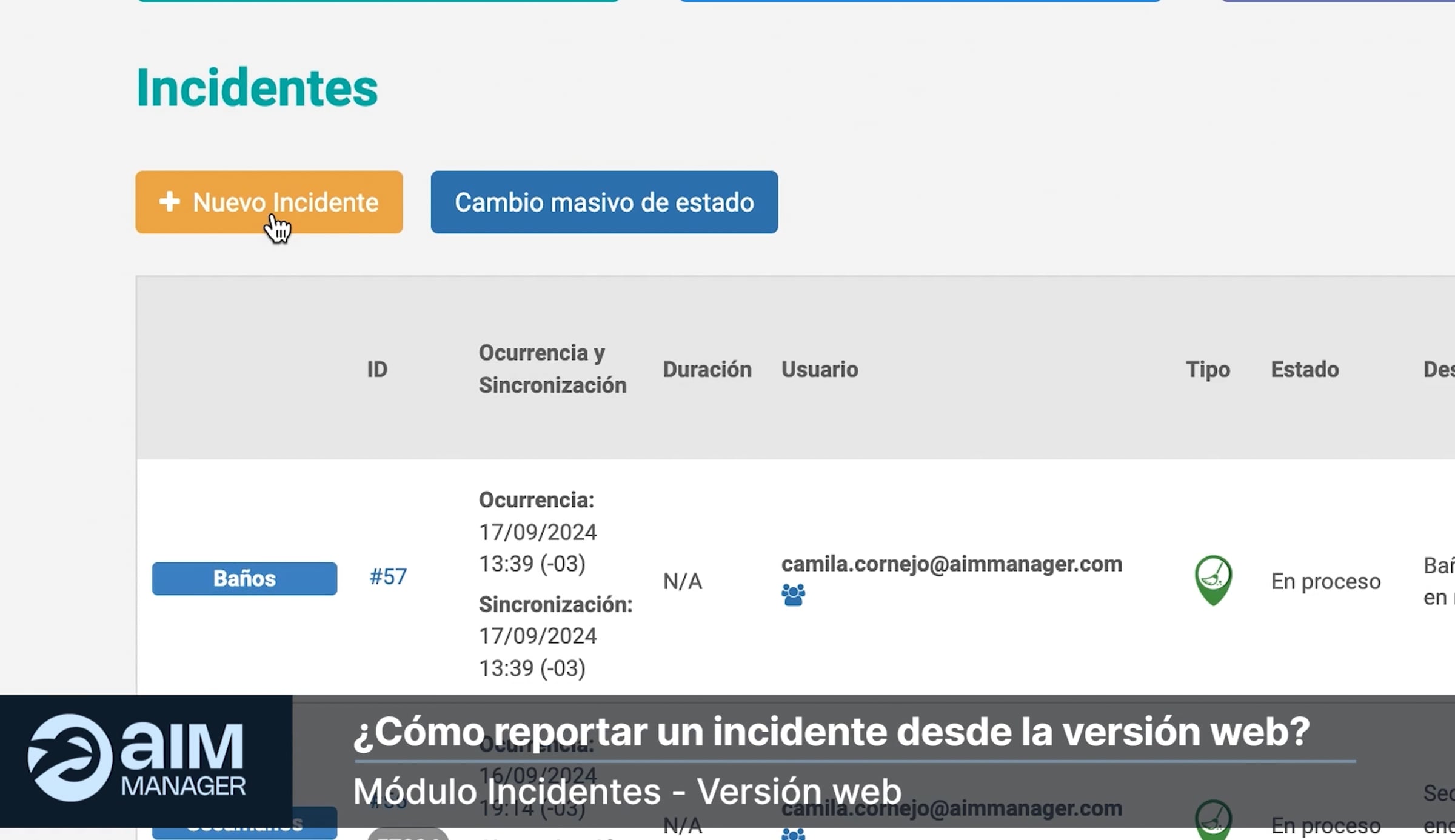 ¿Cómo reportar un incidente desde la web de AIM? | Videos & Movies on Vimeo