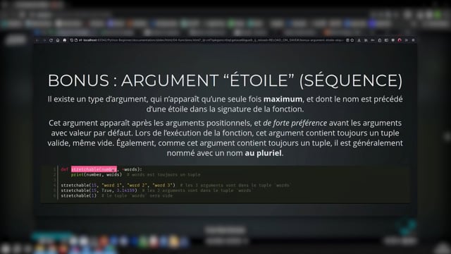 L'argument Étoile