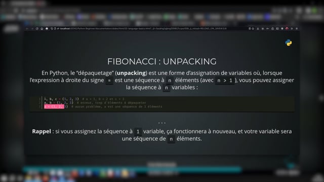 structures de contrôle partie 5