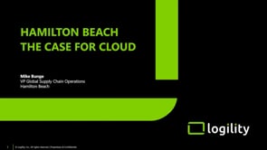 Hamilton Beach - Customer Success Story (Mike Bunge - VP Global Supply Chain Operations)