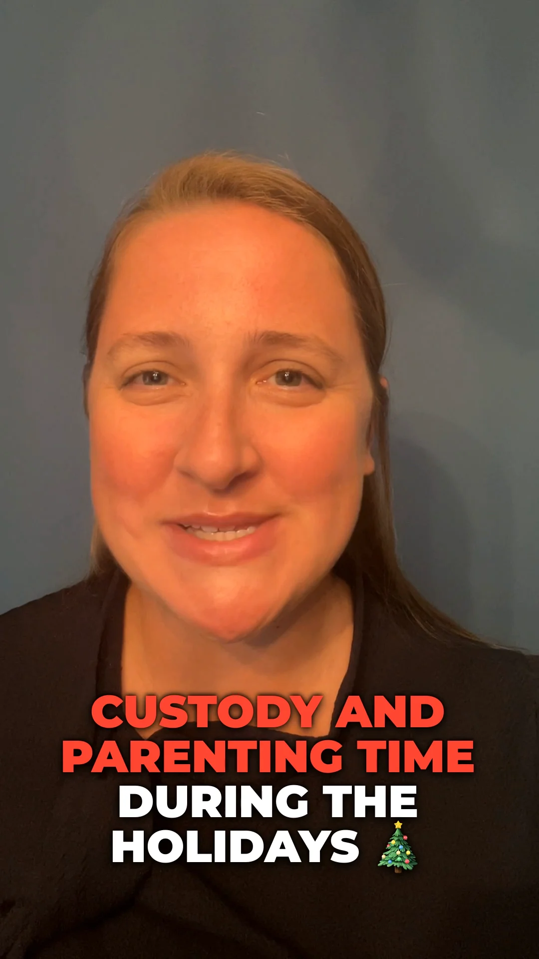 Williams law group custody and parenting time during the holidays