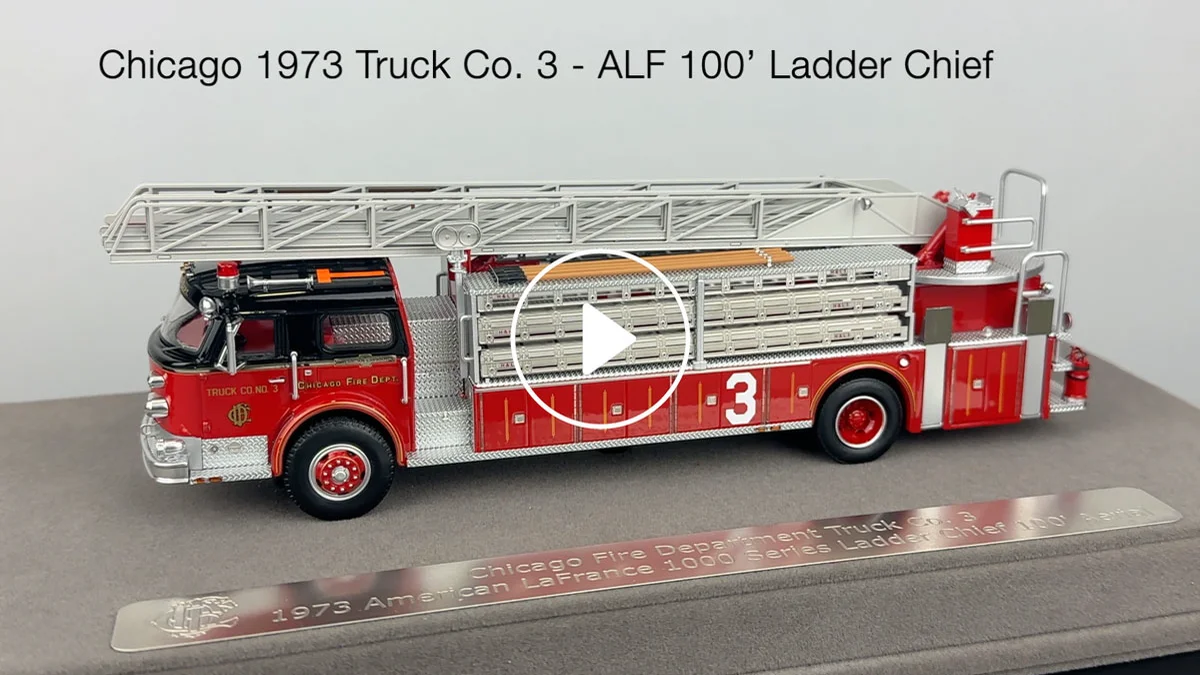 Fire Replicas Chicago 1973 American LaFrance 100' Ladder