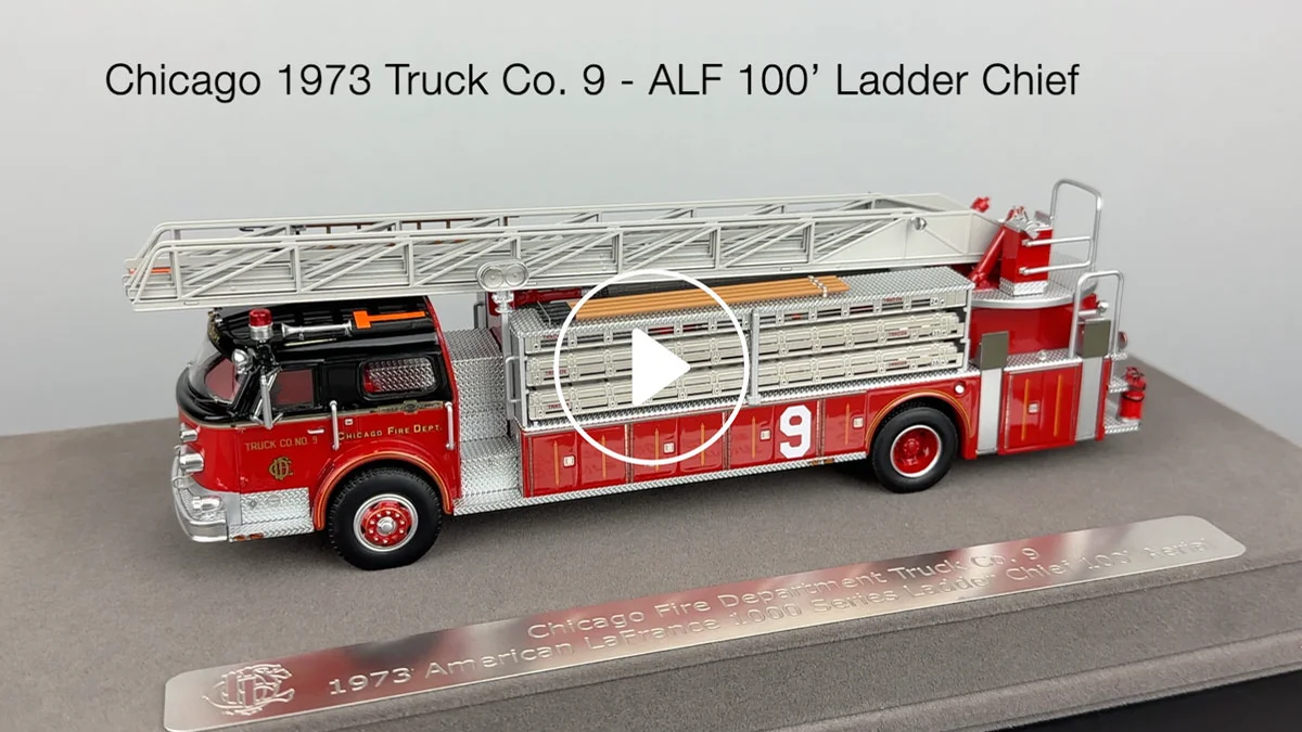 Fire Replicas Chicago 1973 American LaFrance 100' Ladder Chief