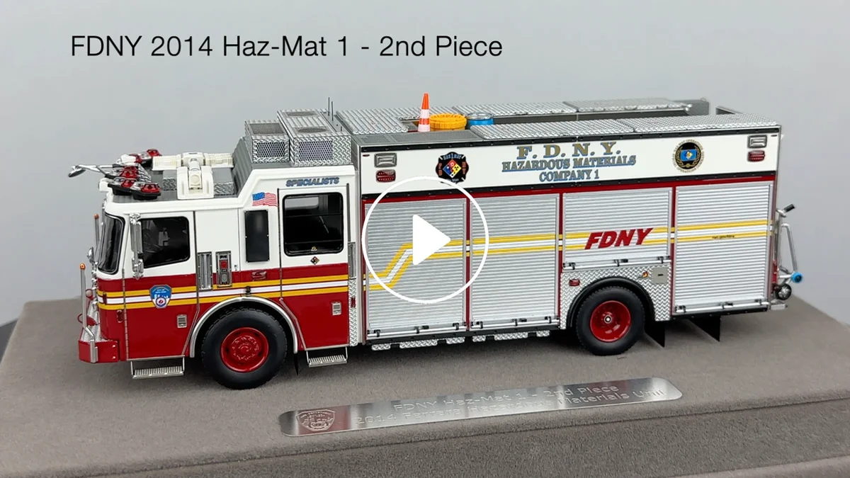 Fire Replicas FDNY 2014 Ferrara Haz-Mat 1 - 2nd Piece - Citywide