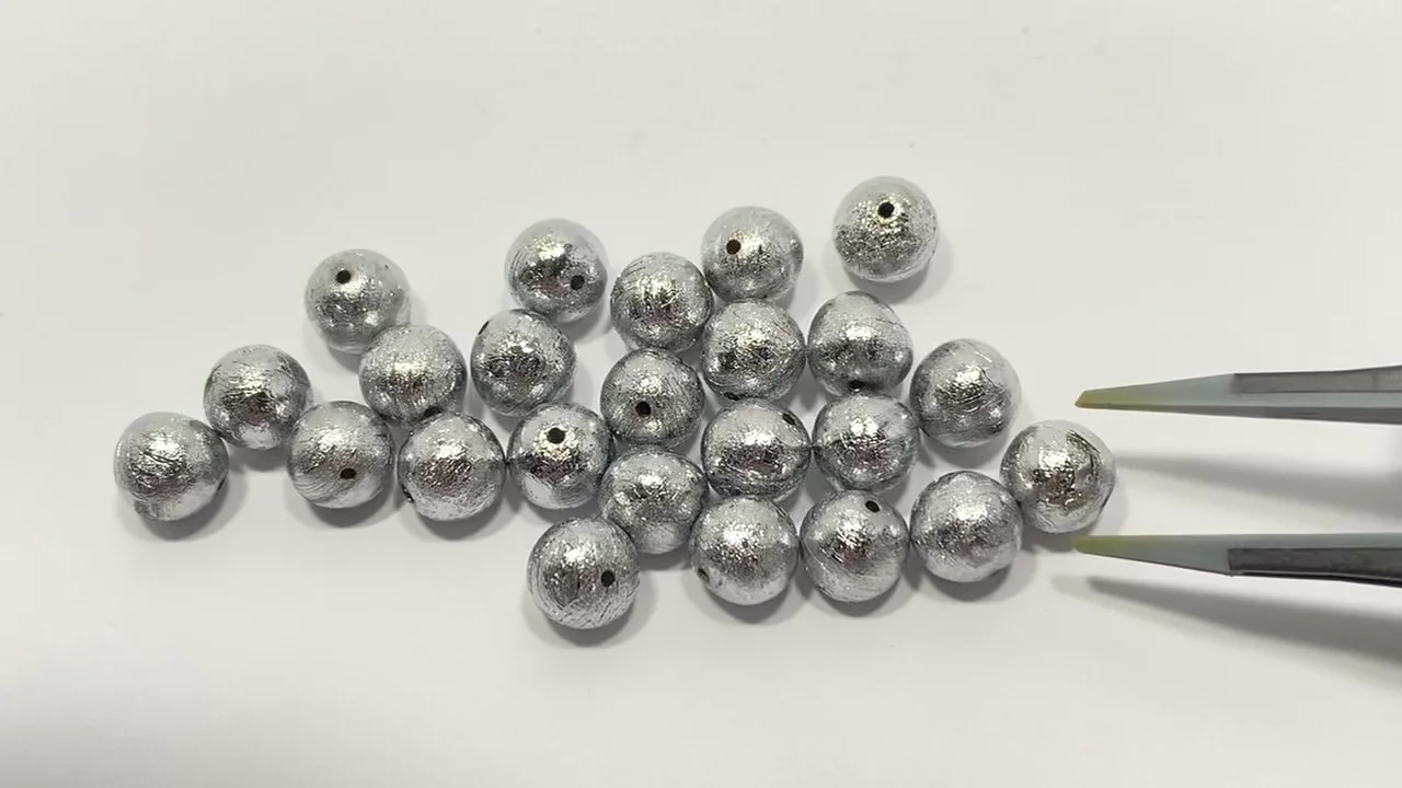 動画】【粒売り】メテオライト(アルタイ隕石) ラウンド8mm 1粒