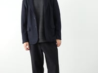 ウールジャージー 2ボタンジャケット（テーラードジャケット