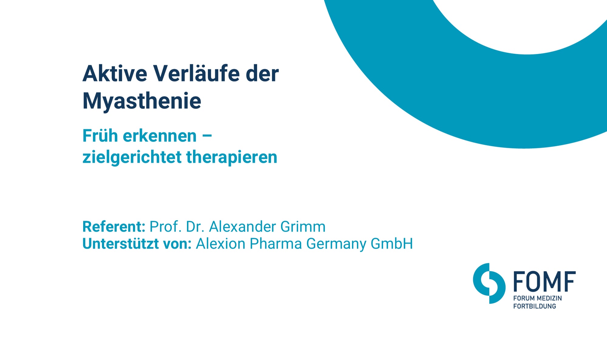 Aktive Verläufe der Myasthenie: früh erkennen – zielgerichtet therapieren 