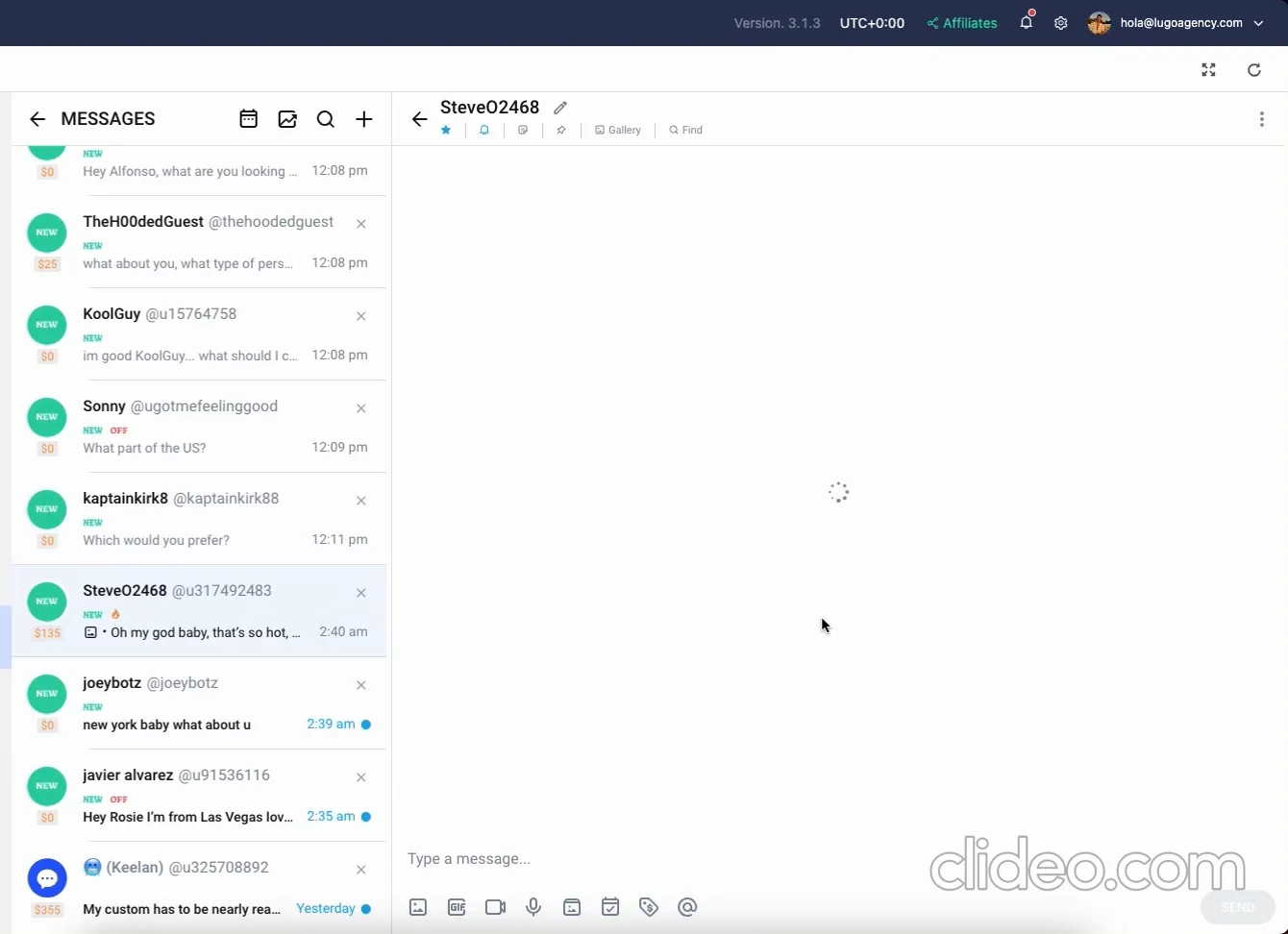 5-min chatting example