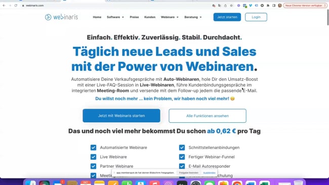 Alternative: Webinaris