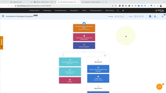 Einrichtung der E-Mail-Kampagne in Klick-Tipp