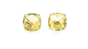 12.00 ct. t.w. Lemon Quartz Earrings in 18kt Gold Over Sterling