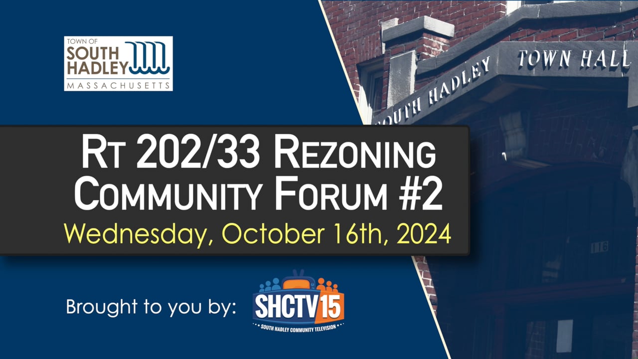 Rt 202/33 Rezoning Community Forum #2: 10/16/2024