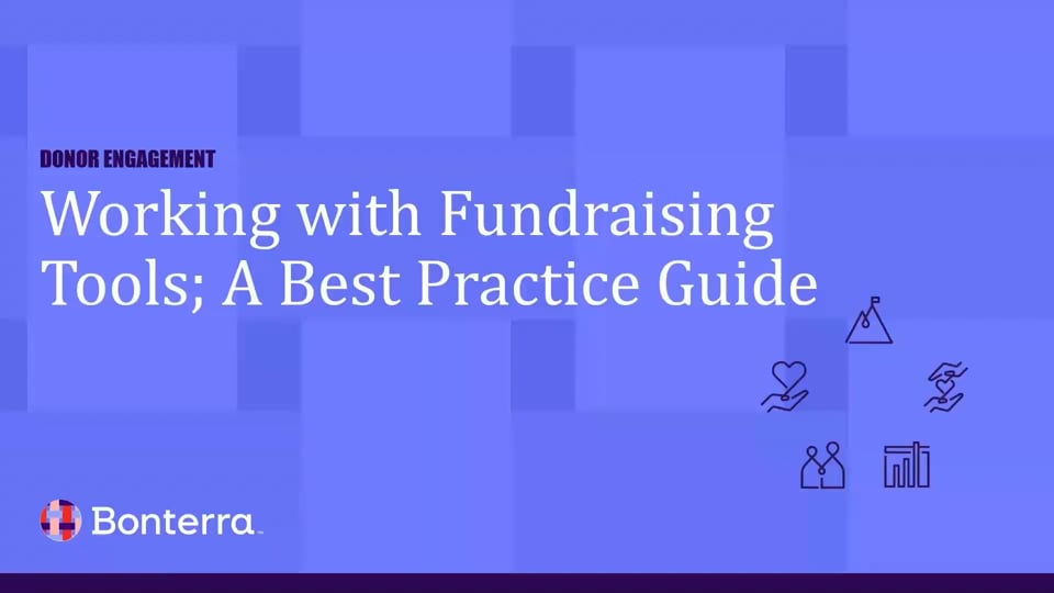 Working with Fundraising Tools; A Best Practice Guide