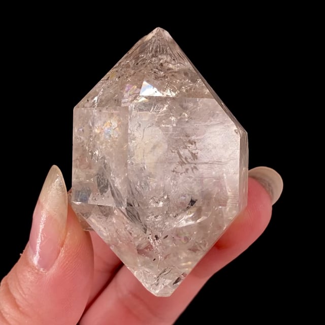 Quartz var: Herkimer-Style Quartz (doubly-terminated)