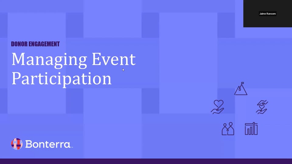 Managing Event Participation