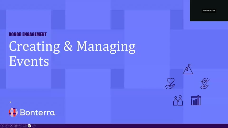 Creating & Managing Events