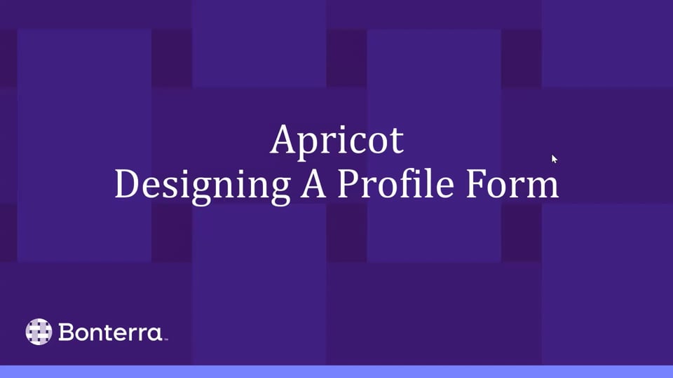 Designing a Profile Form