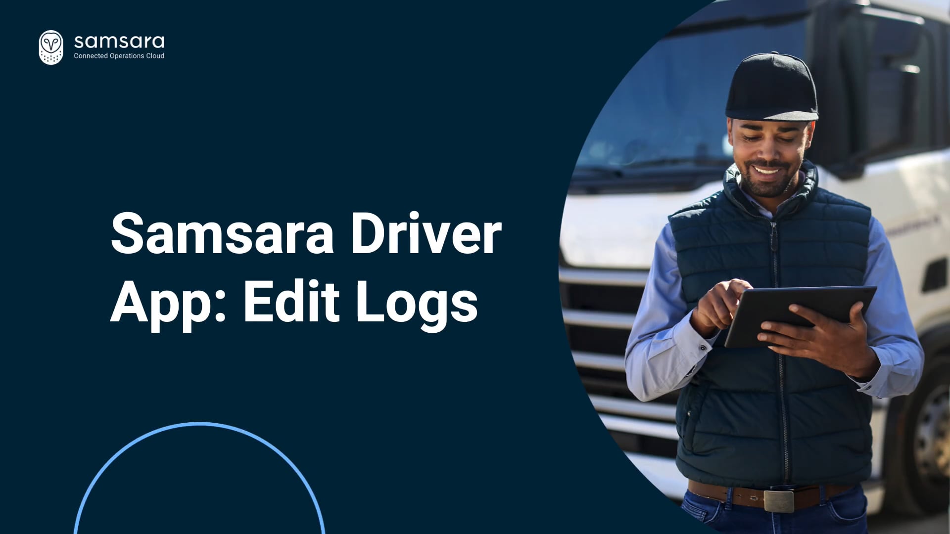 Samsara Driver App HOS: Edit Logs