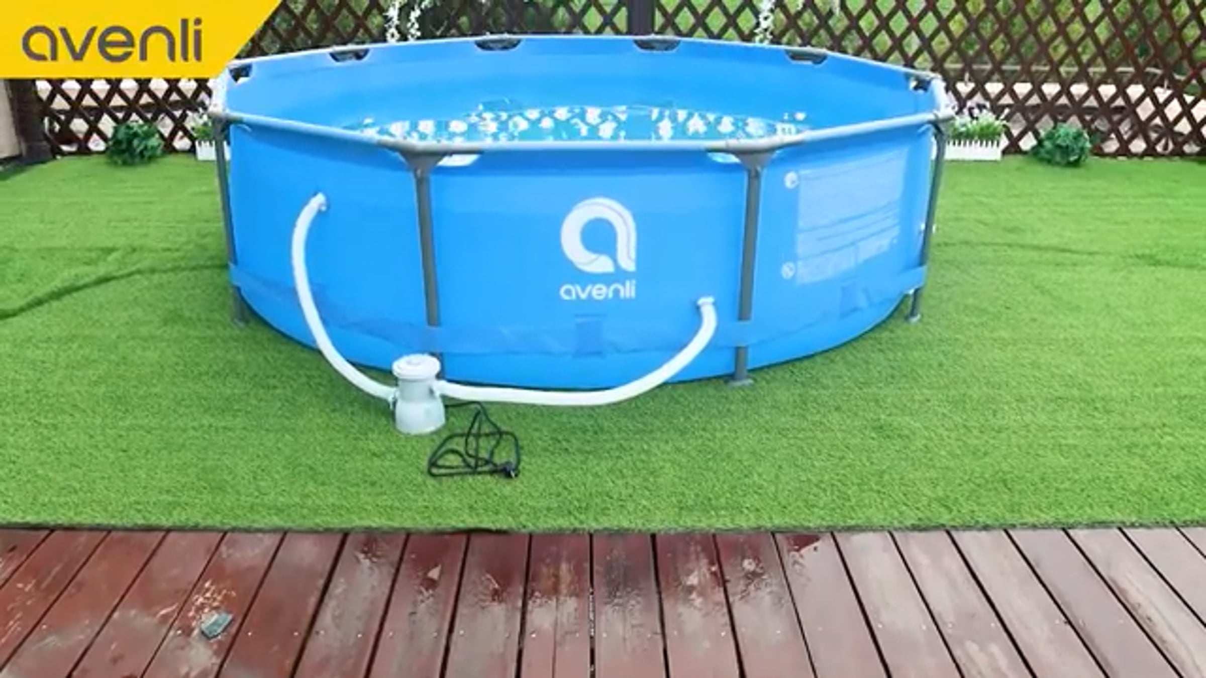 Avenli Above Ground Pool-Frame Plus Round Pool-Installation Video ...