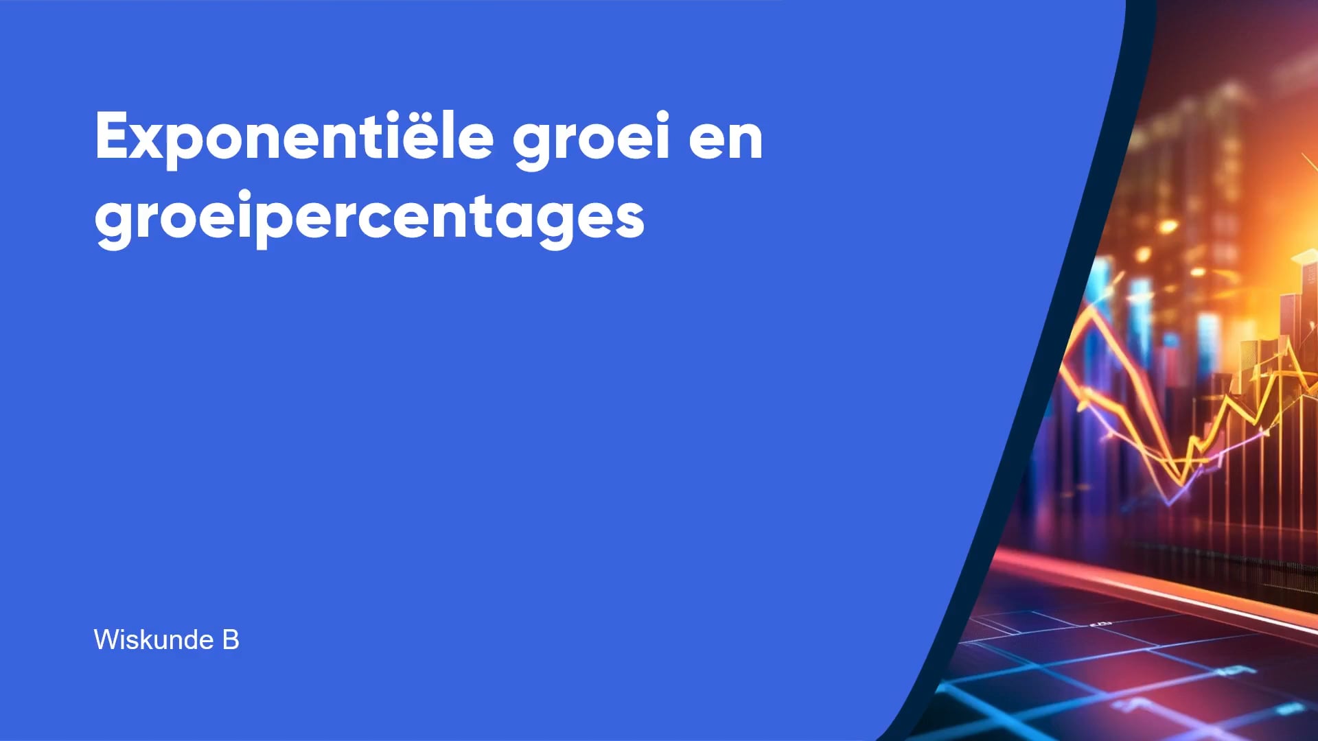 Exponentiële groei en groeipercentages