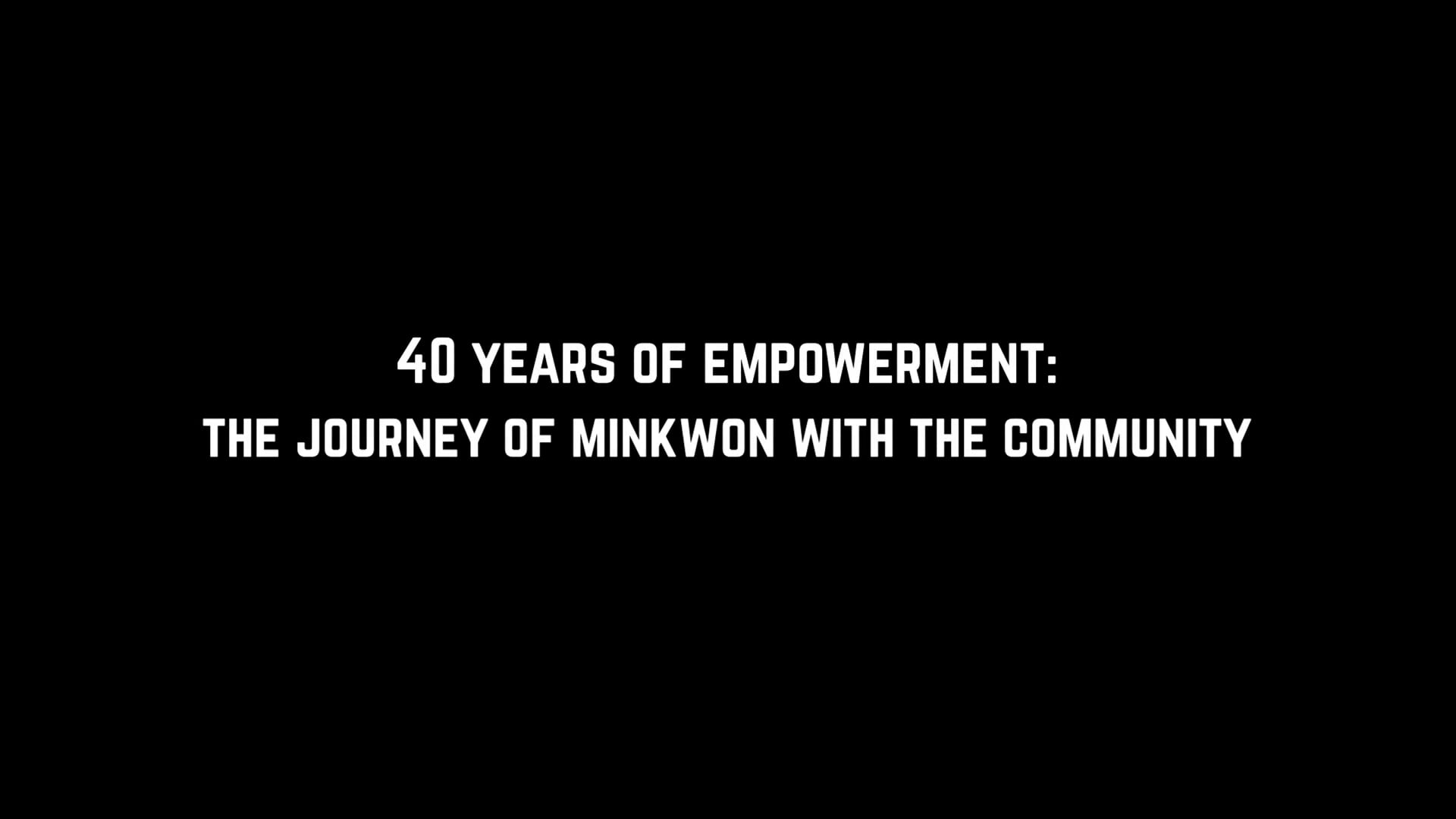 40 Years of Empowerment: The Journey of MinKwon with the Community | MinKwon Center