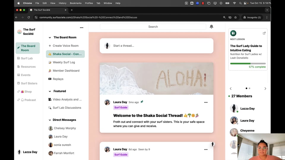 Take a Tour of Our Exclusive Surf Société Platform