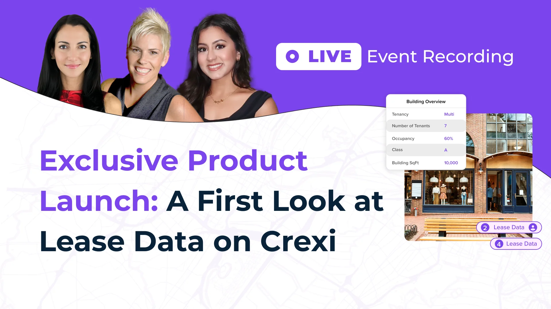 Exclusive Product Launch: A First Look at Lease Data on Crexi | Videos ...