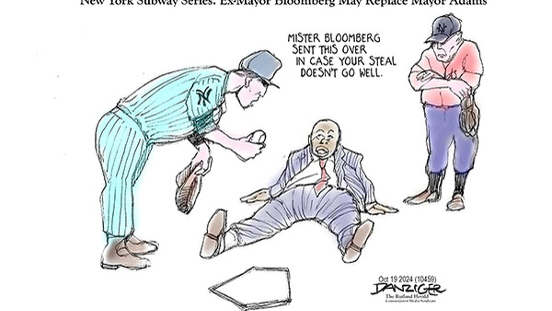 Danziger Live-Cartoon: Subway Series