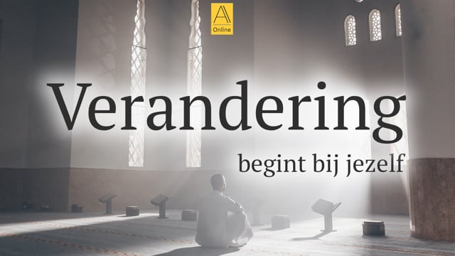 Verandering begint bij jezelf