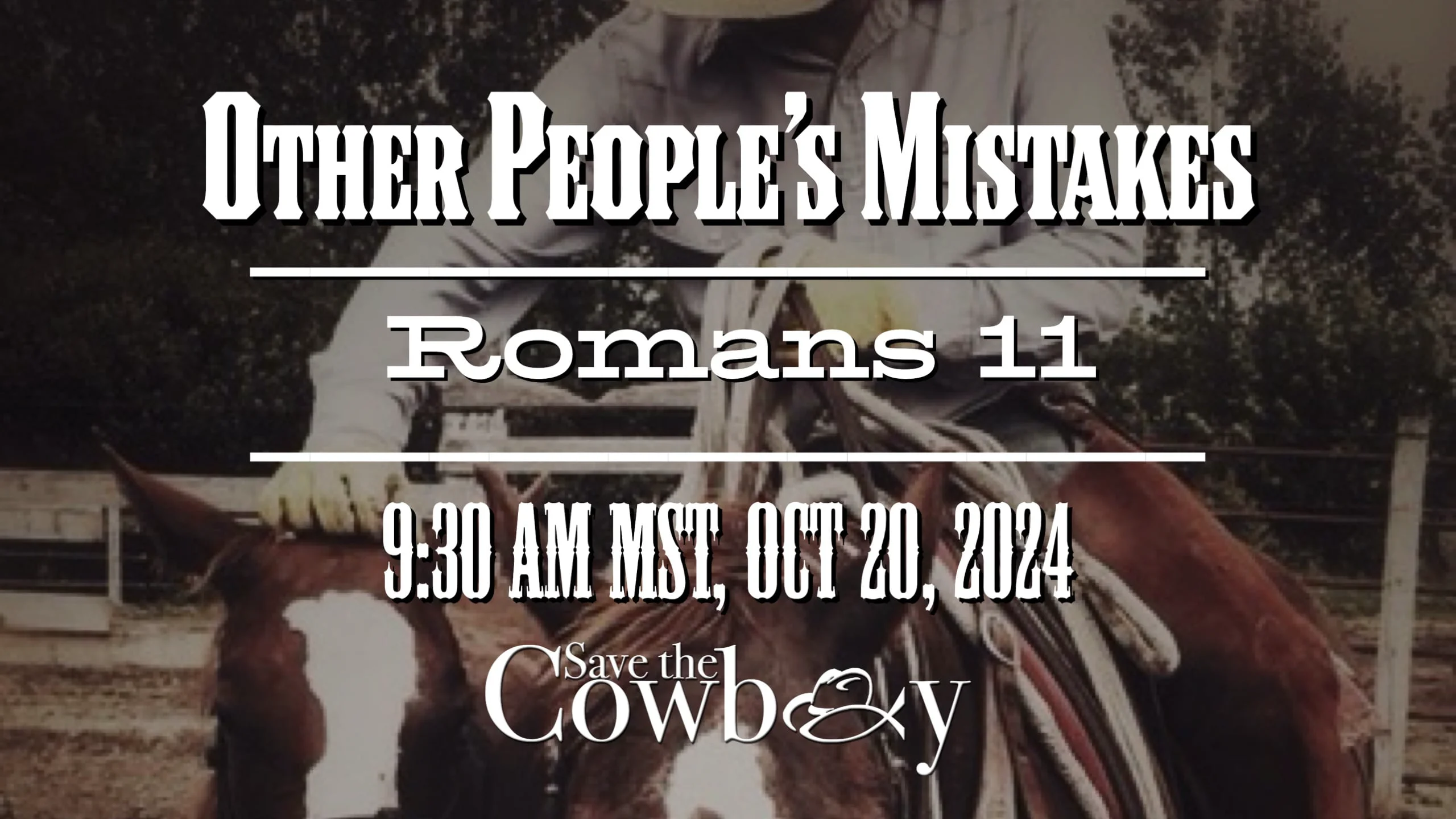 Other people s mistakes romans 11
