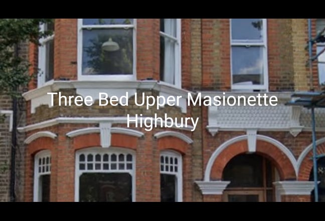 3 Bed Maisonette, Sotheby Road, N5 Main Photo