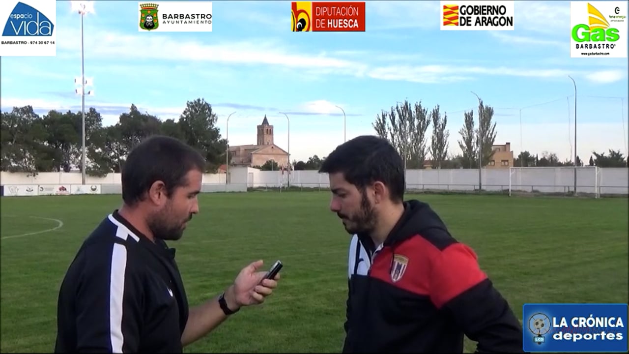 TITO PEINADO (Entrenador Ontiñena) CD Quinto 0-3 Ontiñena CF / J7 - Regional Preferente G1