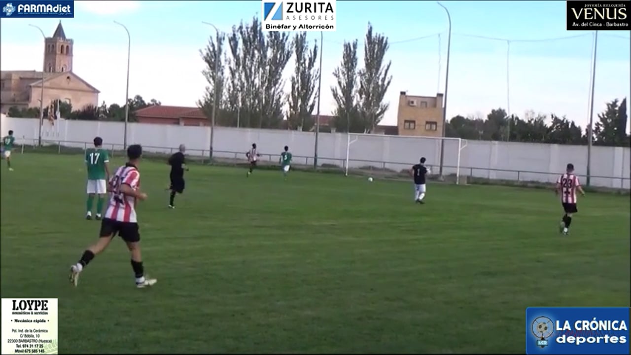 (RESUMEN Y GOLES) CD Quinto 0-3 Ontiñena CF / J7 - Regional Preferente G1