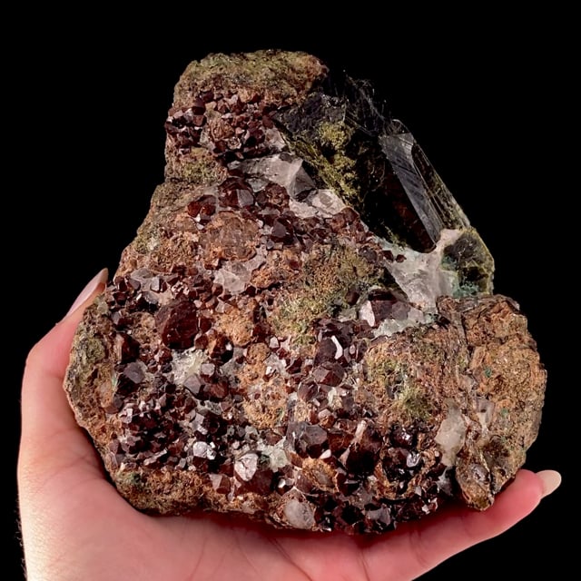 Epidote with Andradite (large specimen)