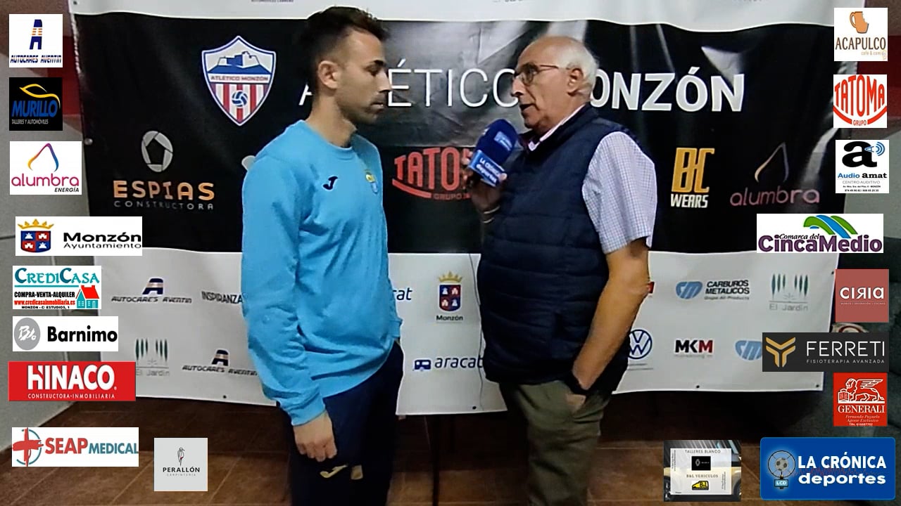 JOSÉ CARLOS GALLEGO (Entrenador Almudevar) At Monzón Alumbra 2-1 Almudevar / J 7 / 3ª RFEF