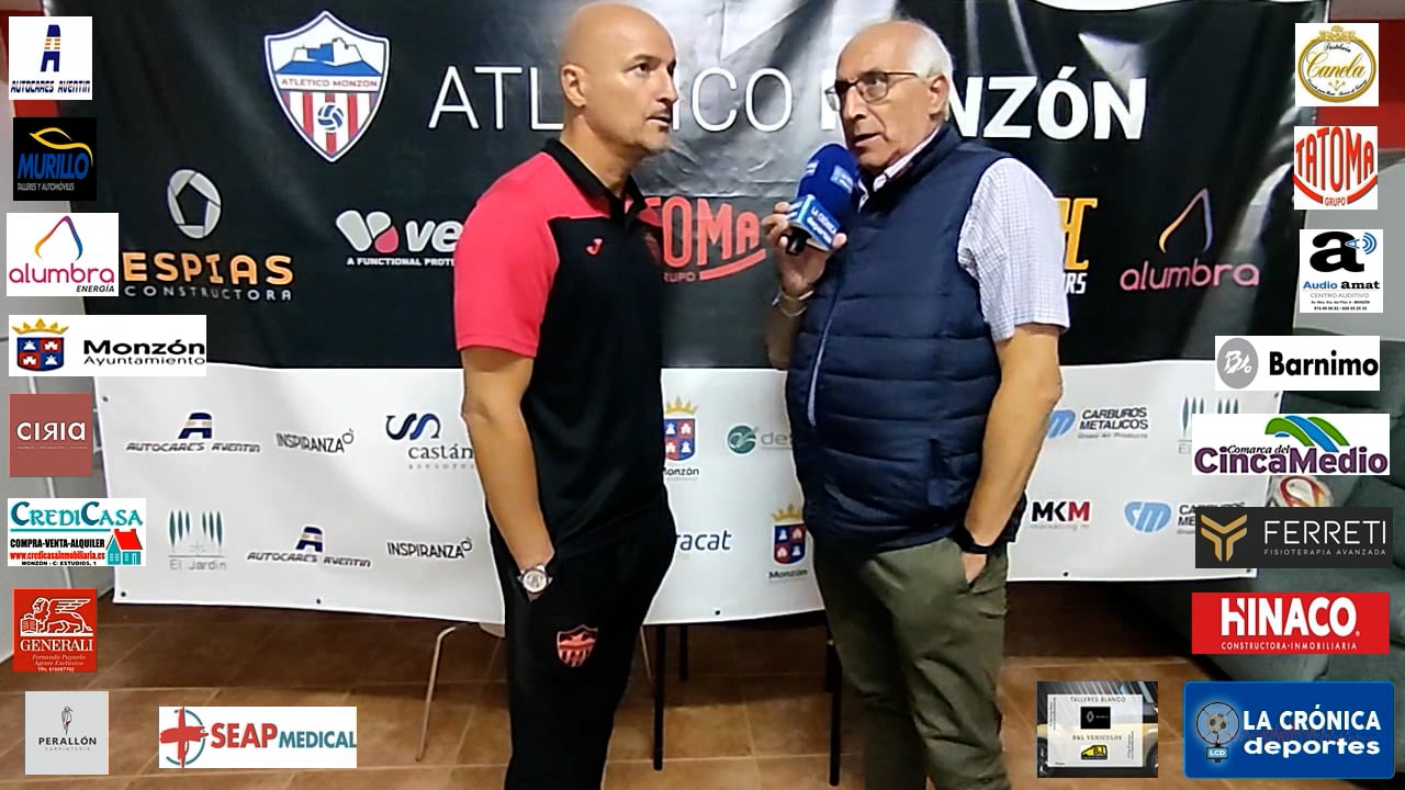 ISMAEL  MARIANI  (Entrenador Monzón) At Monzón Alumbra 2-1 Almudevar / J 7 / 3ª RFEF